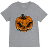 skull pumpkin V-Neck Tee