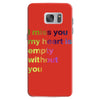 I miss you my heart is empaty wİthout you (2) Samsung Galaxy S7