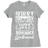This Guy Is Taken By A Super Sexy November Girlfriend Ladies Fitted T-Shirt