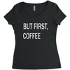 but firsh coffee Women's Triblend Scoop T-shirt
