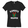 gangsta wrapper Women's V-Neck T-Shirt