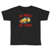 in rust we trust  rat beetle hot rod Toddler T-shirt