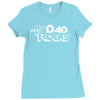 my dad rocks Ladies Fitted T-Shirt