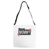 blessed mommy  flower Adjustable Strap Totes