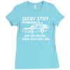 your days end funeral skull skeleton hearse Ladies Fitted T-Shirt