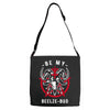 be my beelze bud Adjustable Strap Totes
