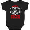 merc's gym training Baby Bodysuit