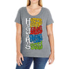 animal houses Ladies Curvy T-Shirt