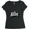 arts best Women's Triblend Scoop T-shirt