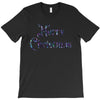 merry christmas colorful glitter T-Shirt