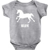 unicorn believe Baby Onesie