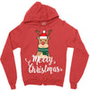 merry cristmas reindeer Zipper Hoodie