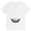 Two Peas In a Pod Twin Babies V-Neck Tee