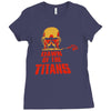 dawn of titan Ladies Fitted T-Shirt