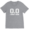 i don't run V-Neck Tee