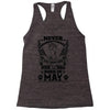 Never Underestimate Dog Rescuer Who Was Born May Racerback Tank