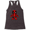 deadpool robot Racerback Tank