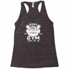 sloth's gym Racerback Tank