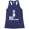 no probllama Racerback Tank