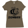 zombie bee Ladies Fitted T-Shirt