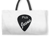 pick jesus bible Weekender Totes