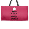 keep calm and go super saiyan t shirt tee dragon dbz ball goku z veget Weekender Totes