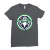 seattle 12. man Ladies Fitted T-Shirt