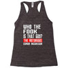 who the fook is that guy conor mcgregor Racerback Tank