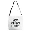 last clean t shirt Adjustable Strap Totes