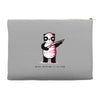 black, red and white Accessory Pouches