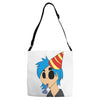 the birthday boy Adjustable Strap Totes
