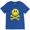 smiley pirate skull and crossbones V-Neck Tee