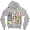 badass hair day Zipper Hoodie