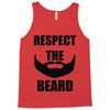 respect the beard Tank Top