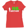 archer cartoon Ladies Fitted T-Shirt