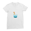 Jumping See Ladies Fitted T-Shirt