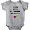 bears beets battlestar galactica Baby Bodysuit