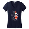hiding in the dark Women's V-Neck T-Shirt
