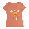 black meowgic Women's Triblend Scoop T-shirt