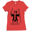 you shall not pass go Ladies Fitted T-Shirt
