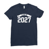class of 2027 novelty high school elementary Ladies Fitted T-Shirt