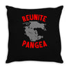 reunite pangea Throw Pillow