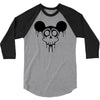 dead mickey mouse halloween 3/4 Sleeve Shirt
