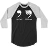 apostrophe catastrophe 3/4 Sleeve Shirt