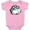 nerd penguin Baby Bodysuit