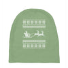 ugly santa claus Baby Beanies