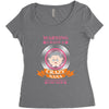 i have a crazy nana Women's Triblend Scoop T-shirt