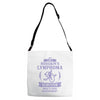 I am a Hodgkins Cancer Survivor - What's Your Superpower? Adjustable Strap Totes