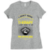 I Dont Need Therapy Need Pin Bowling Ladies Fitted T-Shirt