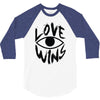 love wins 3/4 Sleeve Shirt